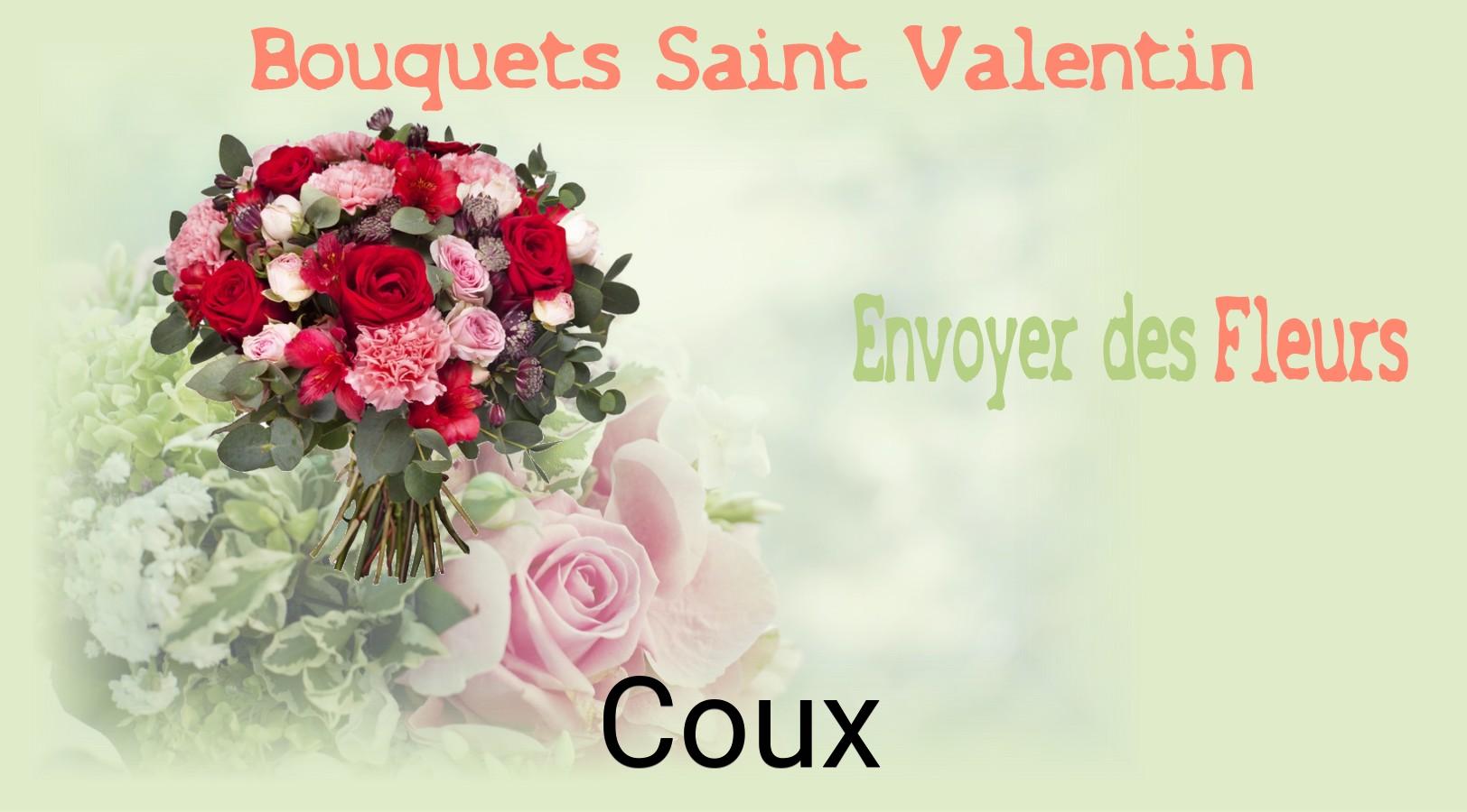 Roses de Saint-Valentin livrées à Coux